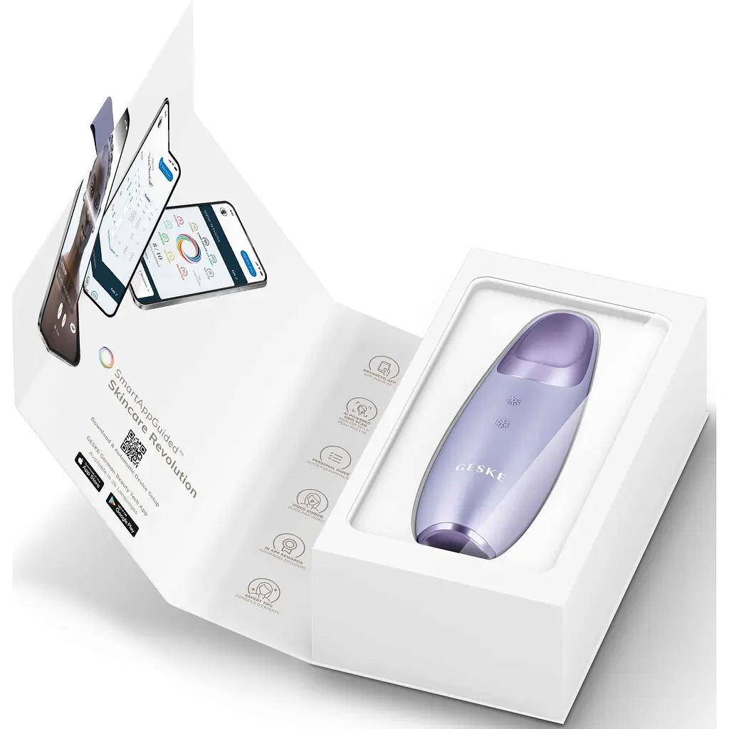 Энерджайзер для глаз GESKE Warm & Cool Eye Energizer 6 в 1 фиолетовый - фото 6