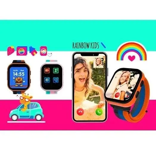 Дитячий смарт-годинник Gelius GP-PK008 (Rainbow) з GPS/4G White - фото 5