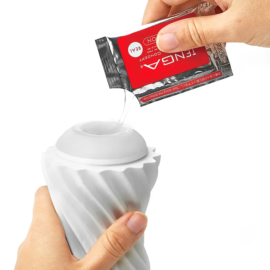 Мастурбатор Tenga FLEX Silky White Tenga SO1645 87684 - фото 9