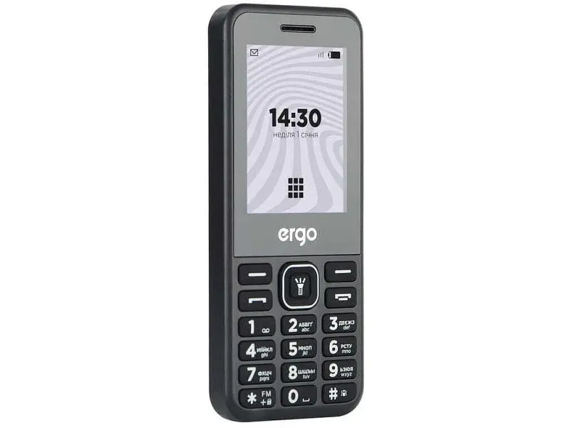 Мобільний телефон Ergo E242 Black - фото 6