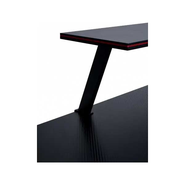 Геймерський комп'ютерний стіл GT Racer T-1741 (130x130x45x73) Black - фото 8
