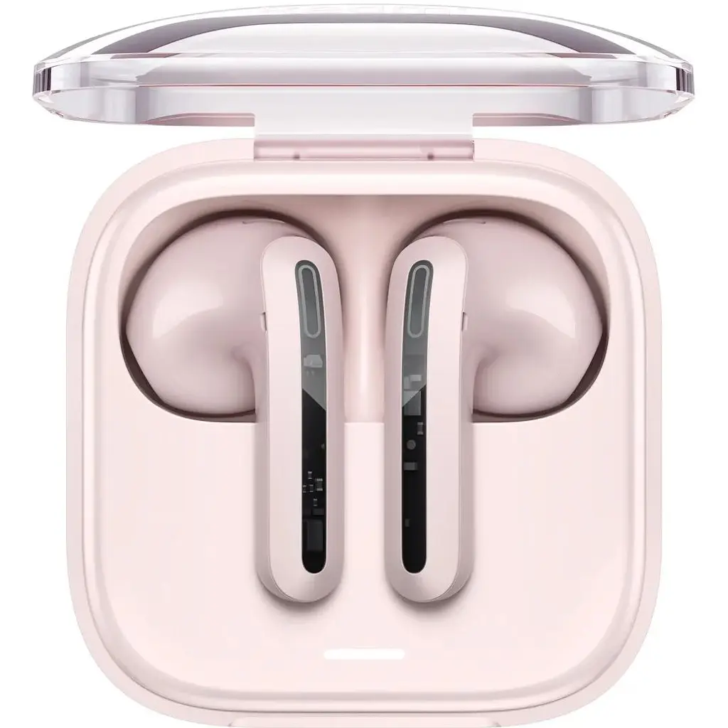 Навушники Xiaomi Redmi Buds 6 Active transparent pink (M2344E1 / BHR8395GL) (Global Version) - фото 2