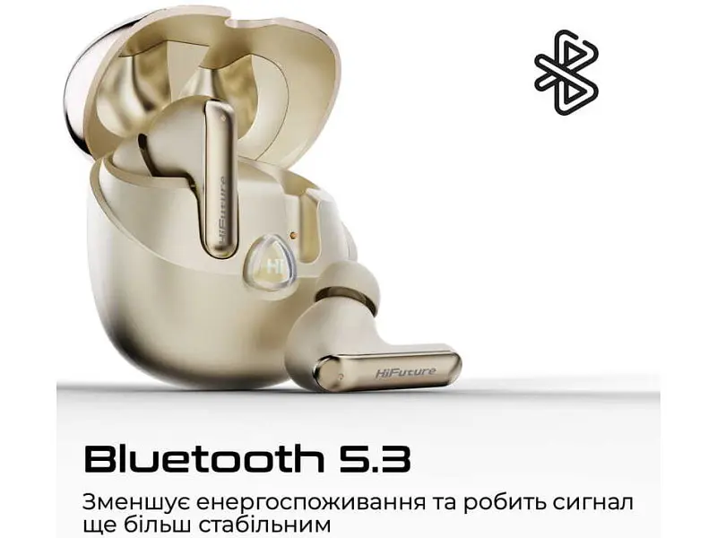 Навушники TWS HiFuture SonicAir Champagne (sonicair.champagne) - фото 2