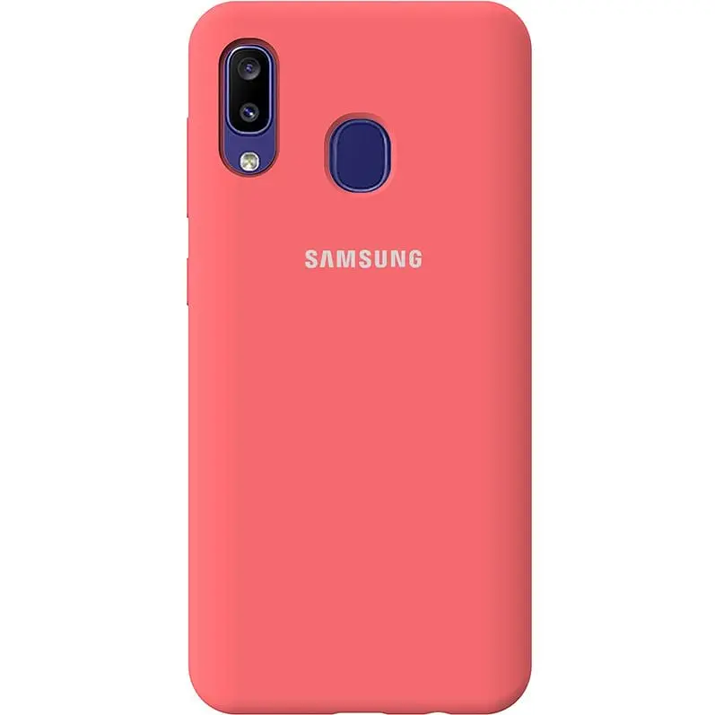 Чохол-накладка Toto Silicone Full Protection Case Samsung Galaxy M10s/A20/A30 Peach Pink - фото 2