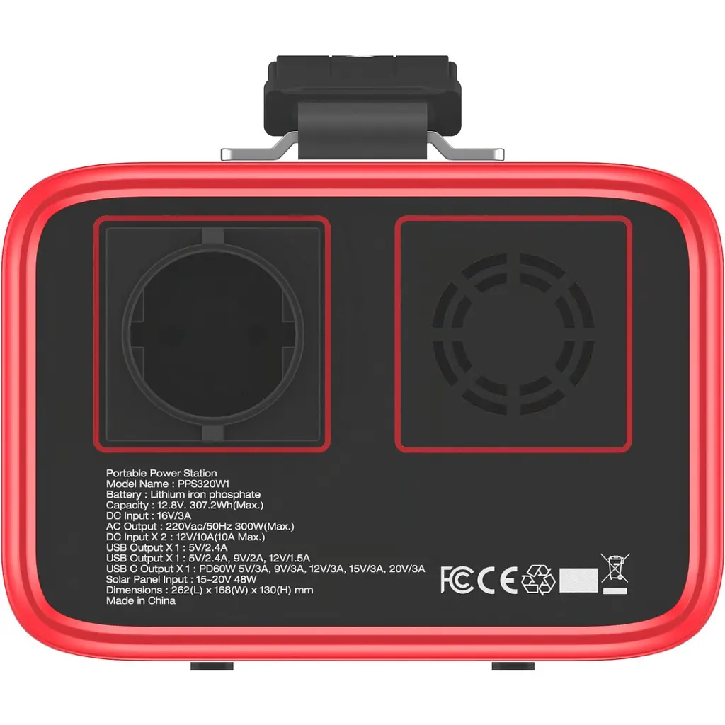 Зарядна станція Energizer 300Вт (307Вт/г) 2xDC, LiFePO4, USB-C PD 60Вт - фото 5