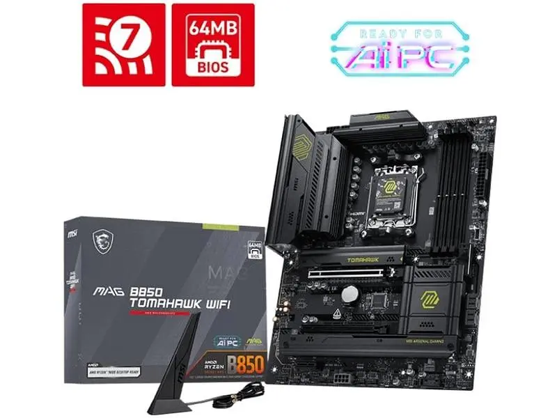 Материнська плата MSI MAG B850 TOMAHAWK WIFI (911-7E53-001) - фото 5