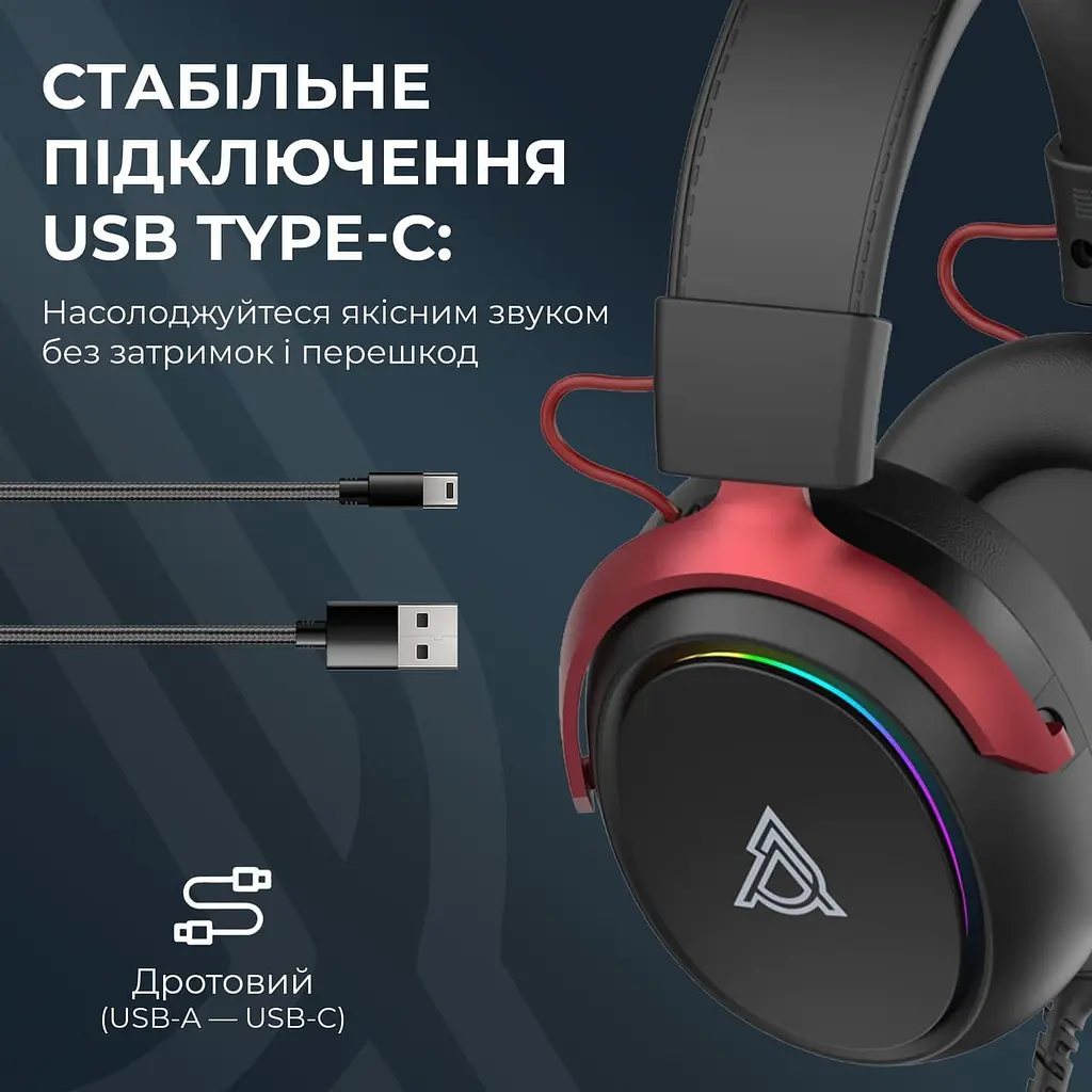 Игровая гарнитура Ajazz AHW10 Black (AHW10-B) - фото 12