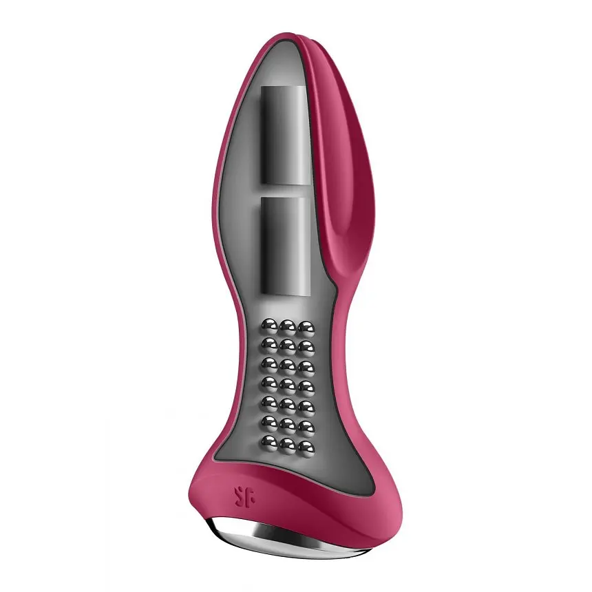 Satisfyer Rotator Plug 2+ - Анальна пробка з обертанням, 12.8х3.6 см, червоний - фото 7