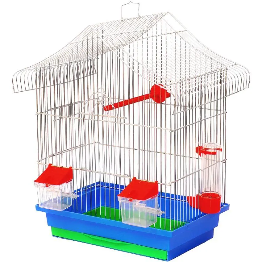 Клетка для птиц Лори Мини-1 33х23х45 см в ассортименте - фото 4
