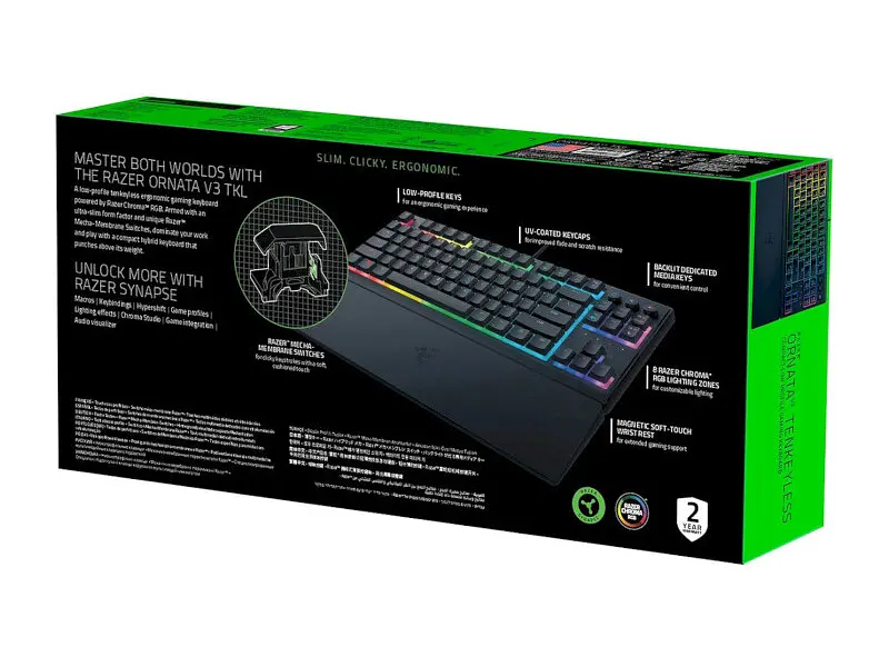 Клавіатура Razer Ornata V3 TKL (RZ03-04881800-R371) - фото 4