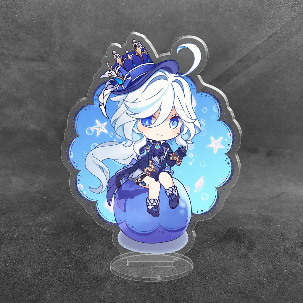 Акрилова колекційна фігурка Геншин Імпакт - Genshin Impact Chibi Фурина 1 10 см - фото 2