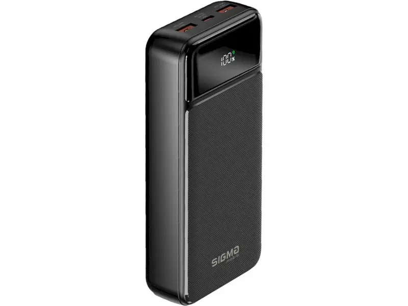 Зовнішній акумулятор (Power Bank) Sigma mobile X-power SI20A4QL 20000mAh Black - фото 3