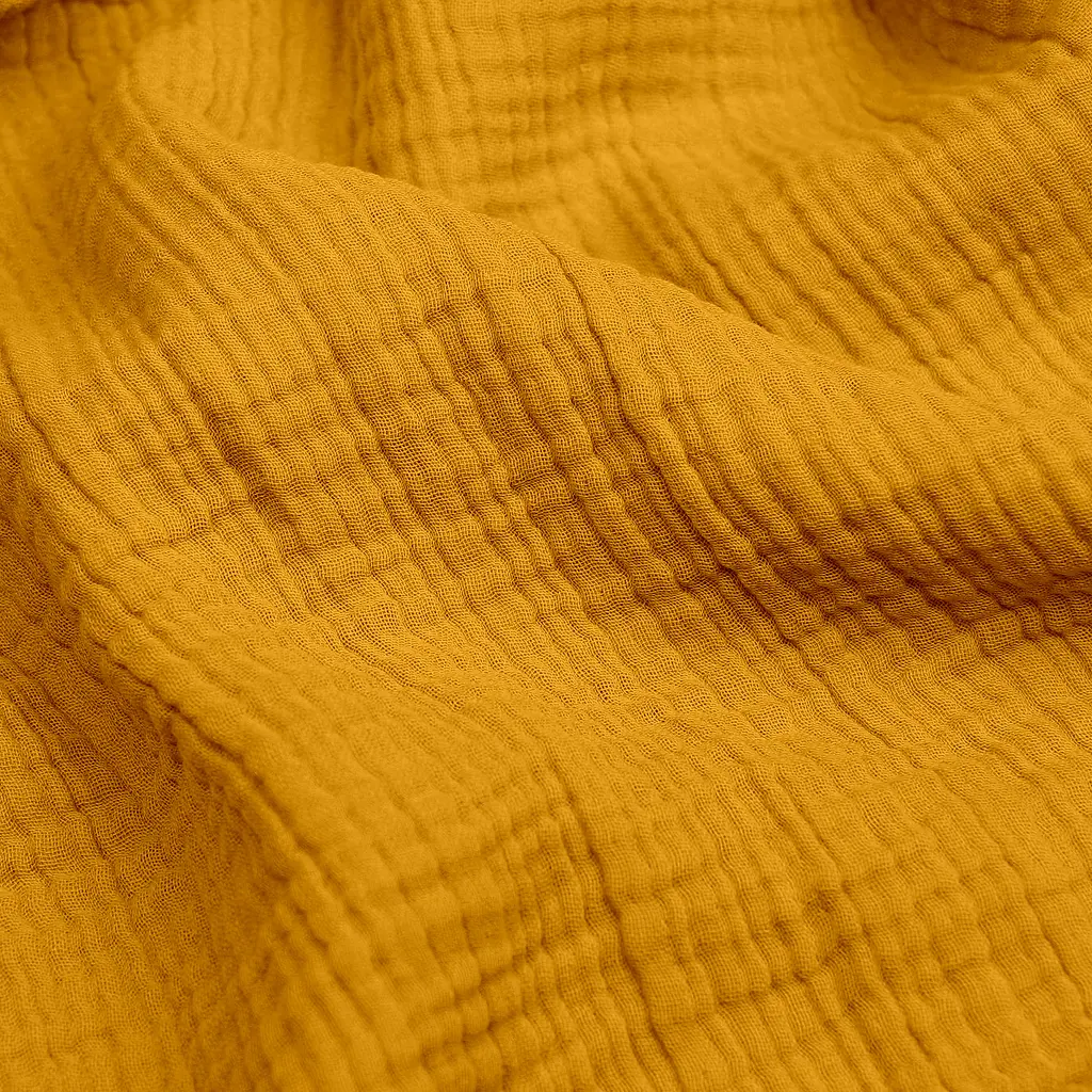 Наволочка Cosas Orange муслінова 50х70 см гірчична (0017Muslin_Orange_50x70) - фото 3