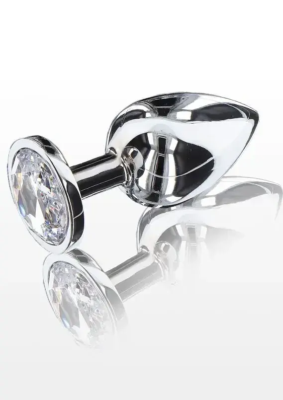 Анальна пробка Anal Play Starlight Booty Jewel Large 9.5 см (сріблястий) - фото 2