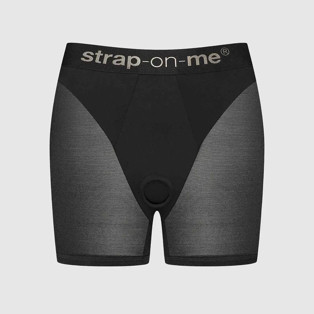 Шорти з фіксацією ділдо Strap-On-Me Harness Lingerie Halo, M - фото 2