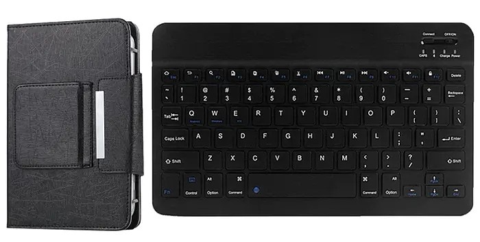 Чохол для планшета універсальний з бездротовою клавіатурою Bluetooth 9.7-11" Black (19002) - фото 6