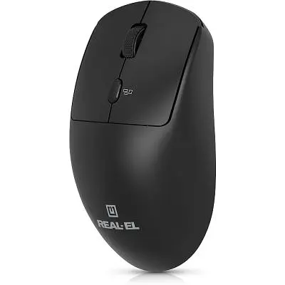 Комп'ютерна мишка Real-El RM-355W Wireless Black (EL123200054) - фото 6