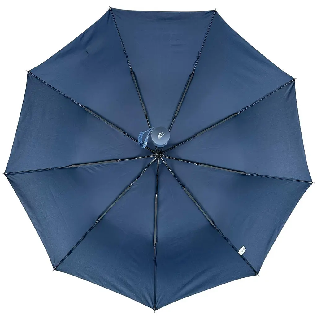Женский складной зонтик полуавтомат Toprain 101 см синий - фото 4