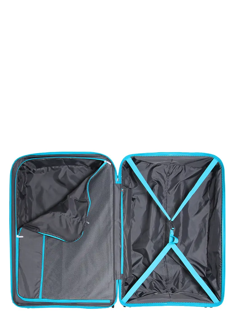 Валіза велика L поліпропілен Airtex 646 119л 79,5×52×30см Блакитний - фото 11