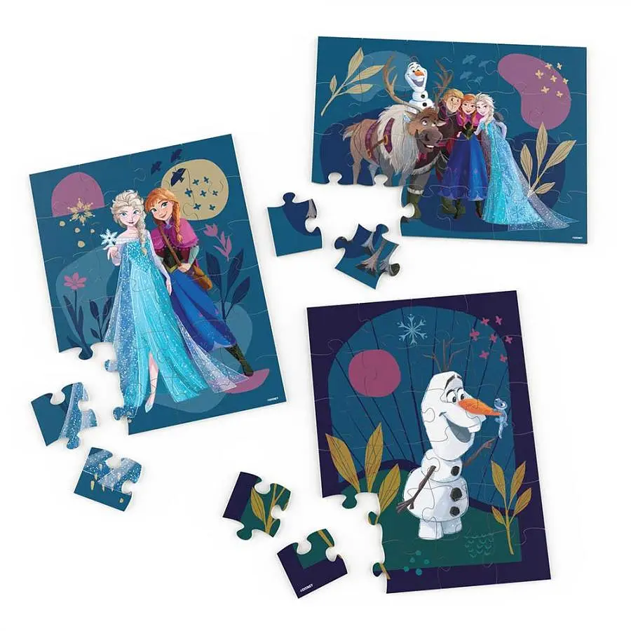 Пазл Disney Frozen дерев'яний 3 в 1 (SM98297/6066795) - фото 7