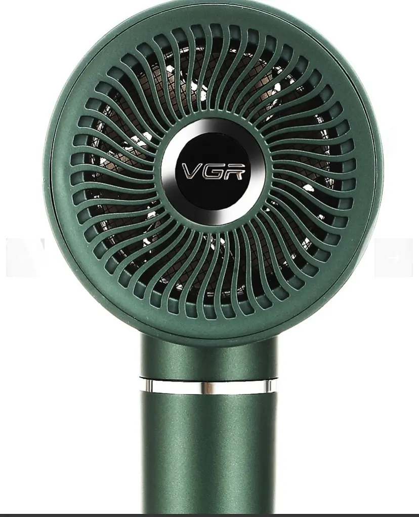Професійний фен для сушіння та укладання волосся VGR V-431 1800W Green - фото 2