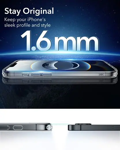Прозорий чохол ESR HaloLock Classic Hybrid Case Clear для iPhone 16e (1A84200101) - фото 9