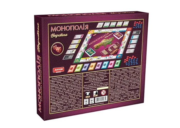 Настільна гра Artos Games Монополія Україна (укр.) (62073) - фото 2