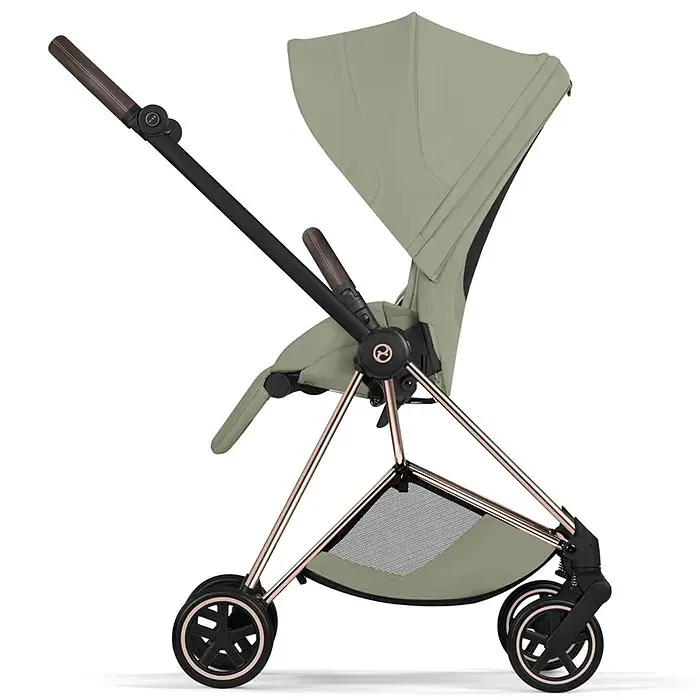 Прогулянкова коляска Cybex Mios Style 5.0 Sage Green шасі Rosegold - фото 5