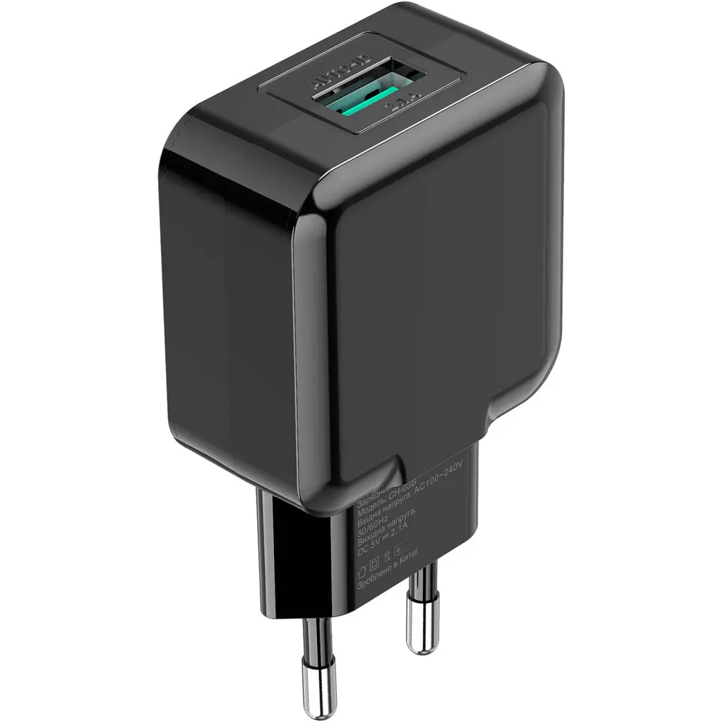 Зарядний пристрій Grand-X CH-03UMB (5V/2,1A + DC cable Micro USB) Black (CH-03UMB) - фото 4