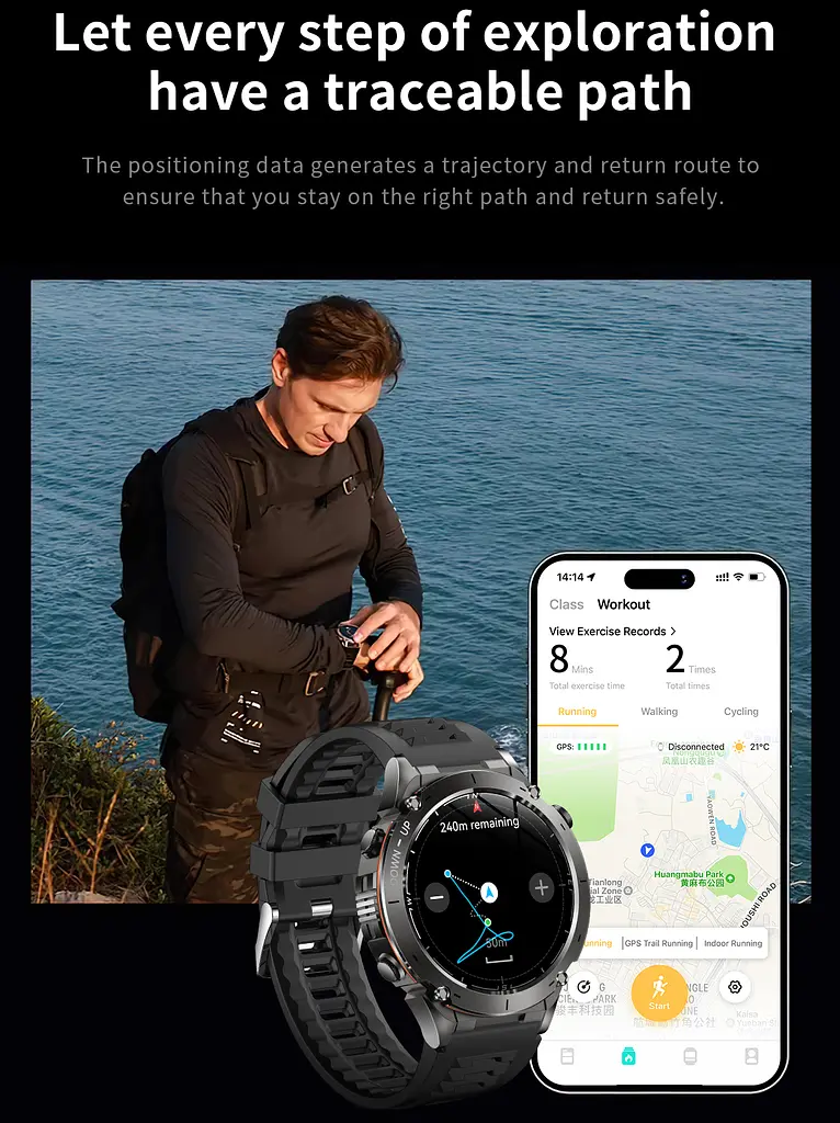 Часы Smart Agent X с GPS и компасом - фото 19