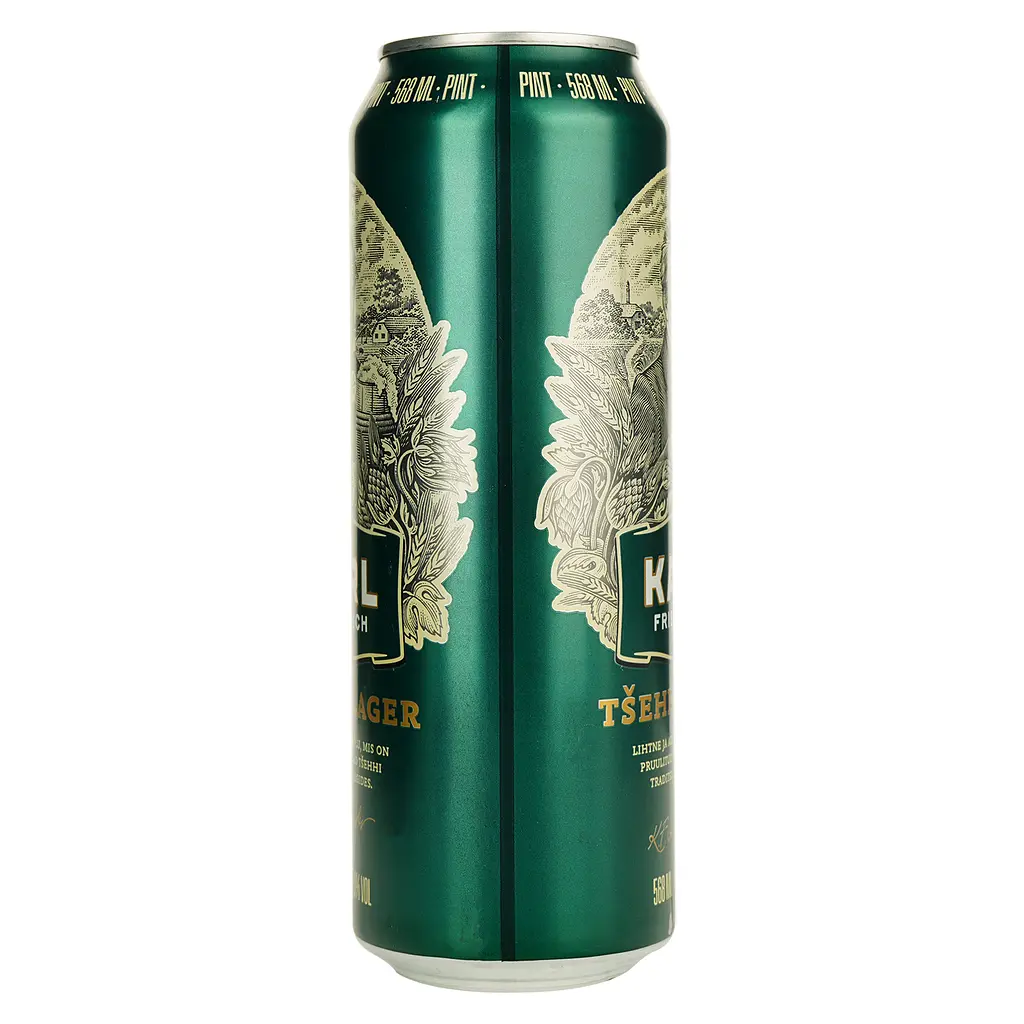 Пиво Karl Friedrich Tsehhi Lager світле фільтроване 5% 0.568 л - фото 2