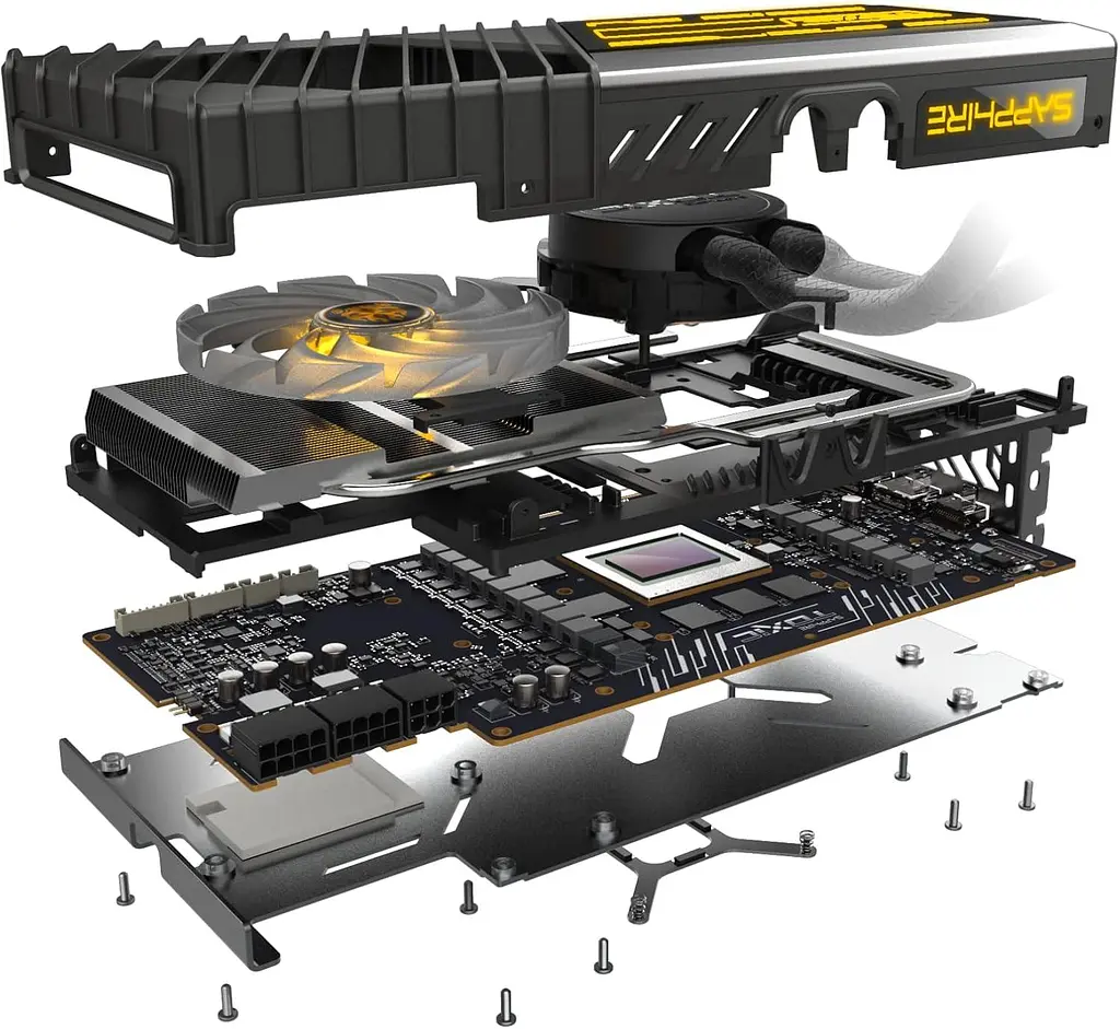 Видеокарта Sapphire AMD Radeon RX 6900 XT 16GB TOXIC Extreme Edition OC (11308-08-20G) (GDDR6, 256 bit, PCI-E v4.0) Б/у - фото 5