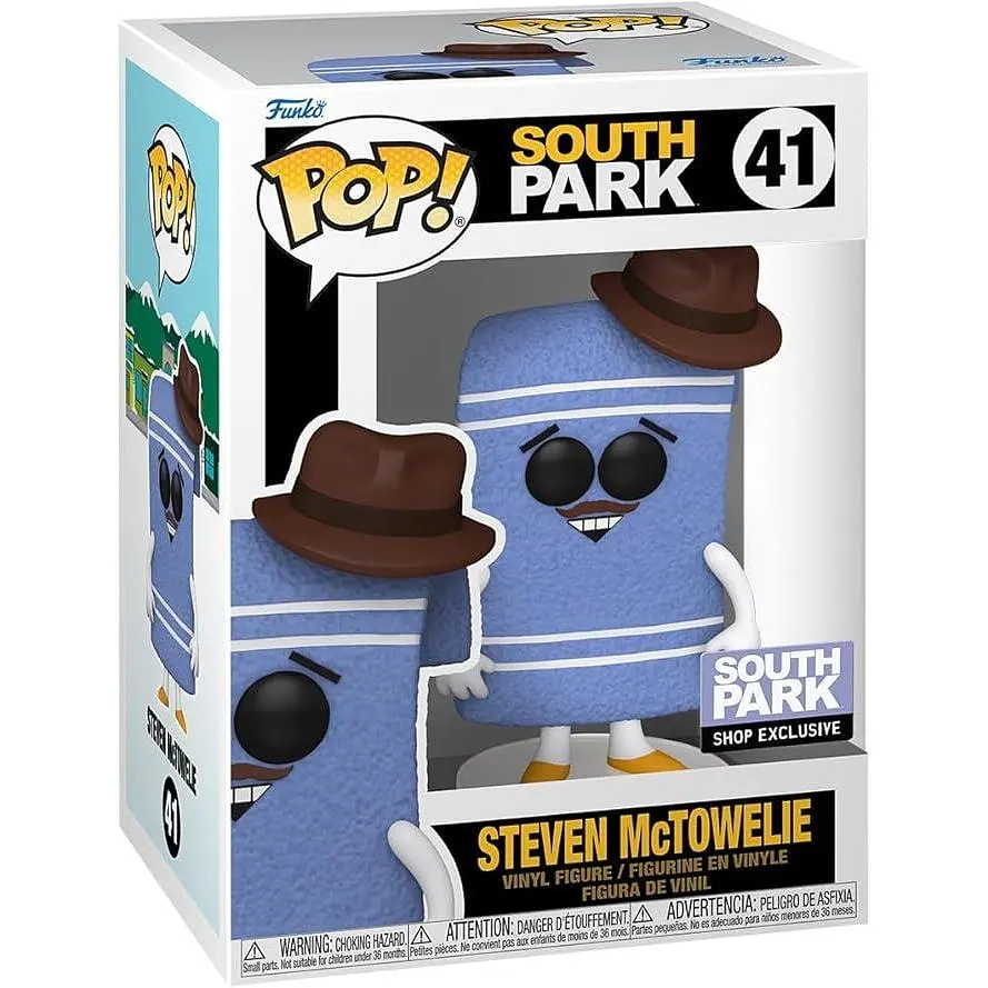 Фигурка Funko Pop Южный парк Полотенчик South Park Steven McTowelie 10 см Exclusive SP SMT E 41 - фото 3