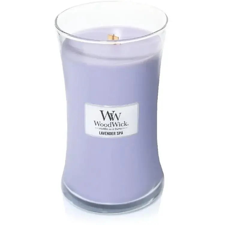Свеча Woodwick Lavender Spa Large Спа лаванда 609 г (93492E) - фото 2