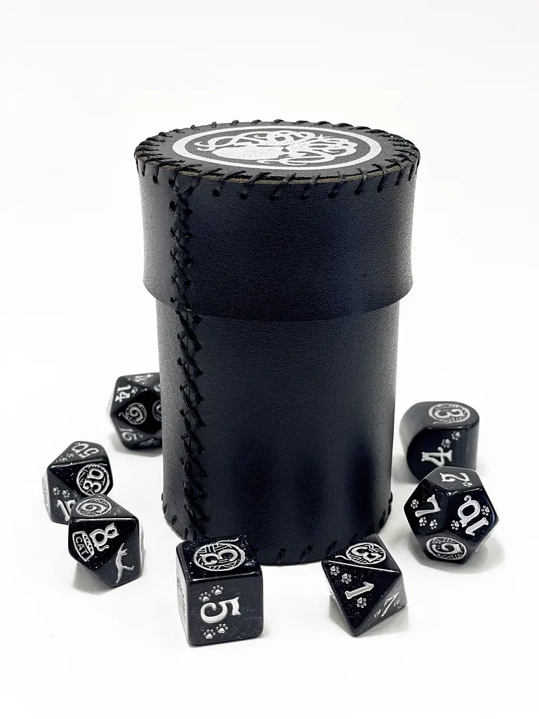Настільна гра Планета Ігор Чаша для кубиків Ктулху (чорна) (Dice cup Cthulhu black) (pi-dc001) - фото 3