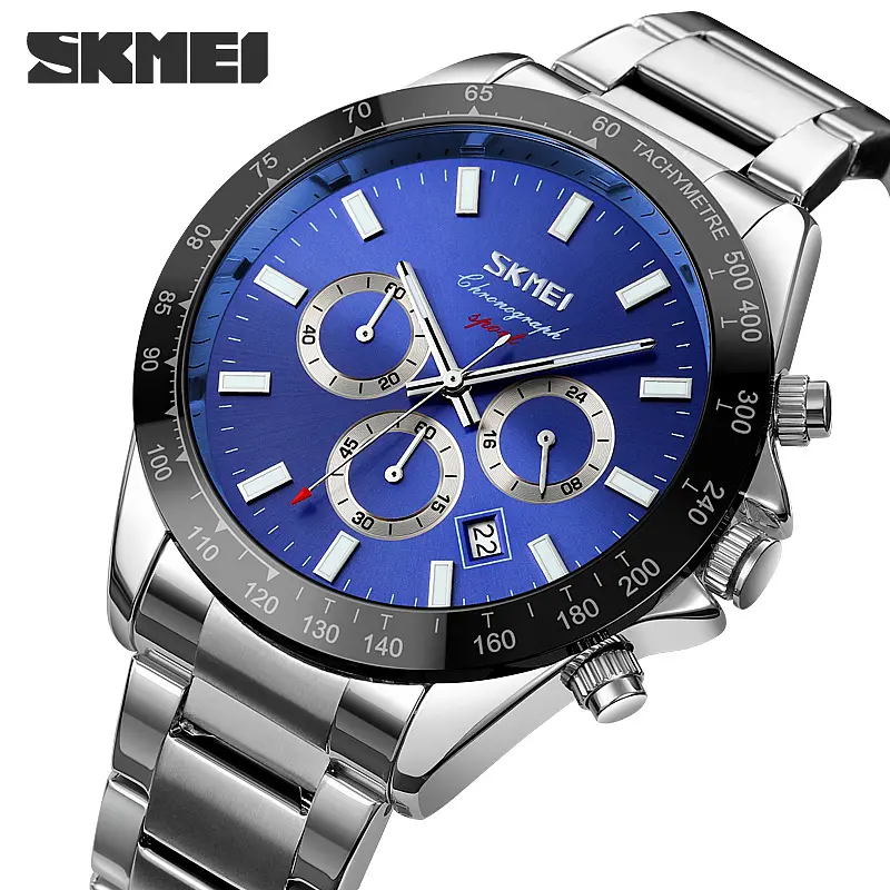 Чоловічий наручний годинник 9259SIBU Silver-Blue Skmei acs0029839 - фото 2