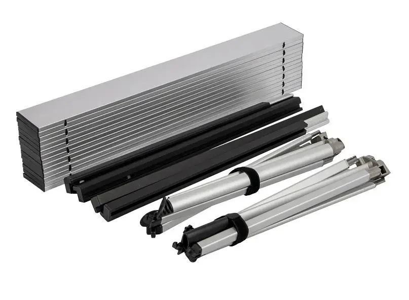 Стол Bo-Camp Lamel 121x80 см Aluminium (1404438) (DAS303287) - фото 7