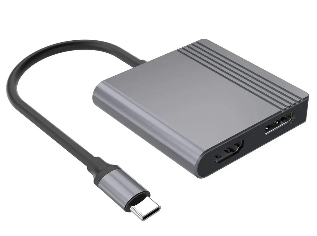 Адаптер Cablexpert A-CM-HDMIFDPF-01, USB Type-C на HDMI/DP - фото 5
