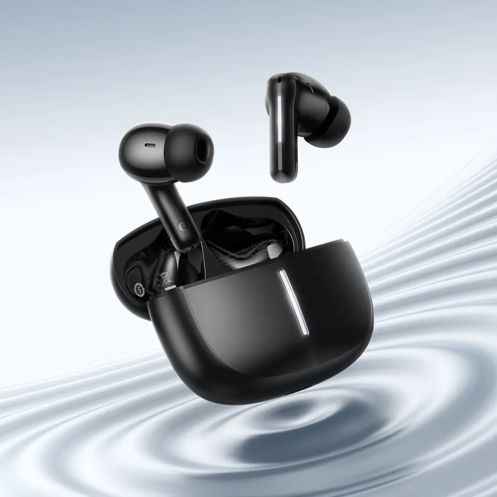 Навушники Bluetooth Hoco EQ34 Plus Rima true wireless ANC BT headset(App) Black - фото 3