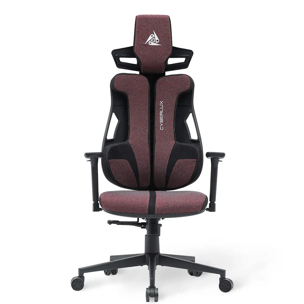 Геймерське крісло Cyberlux V8 Fabric Red (арт. GM-V8 FR) - фото 2
