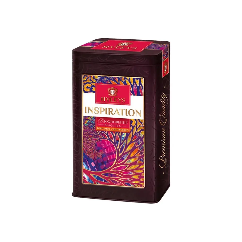 Чай Hyleys Inspiration Tea moments Black tea Bergamot&Wild Berries 80 г