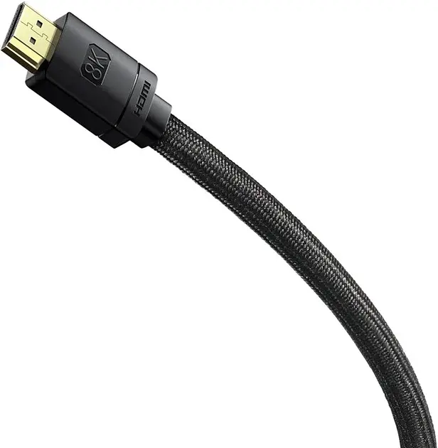 Кабель Baseus High Definition Series HDMI 8K to HDMI 8K Adapter Cable 3m CAKGQ-L01 Black - фото 2