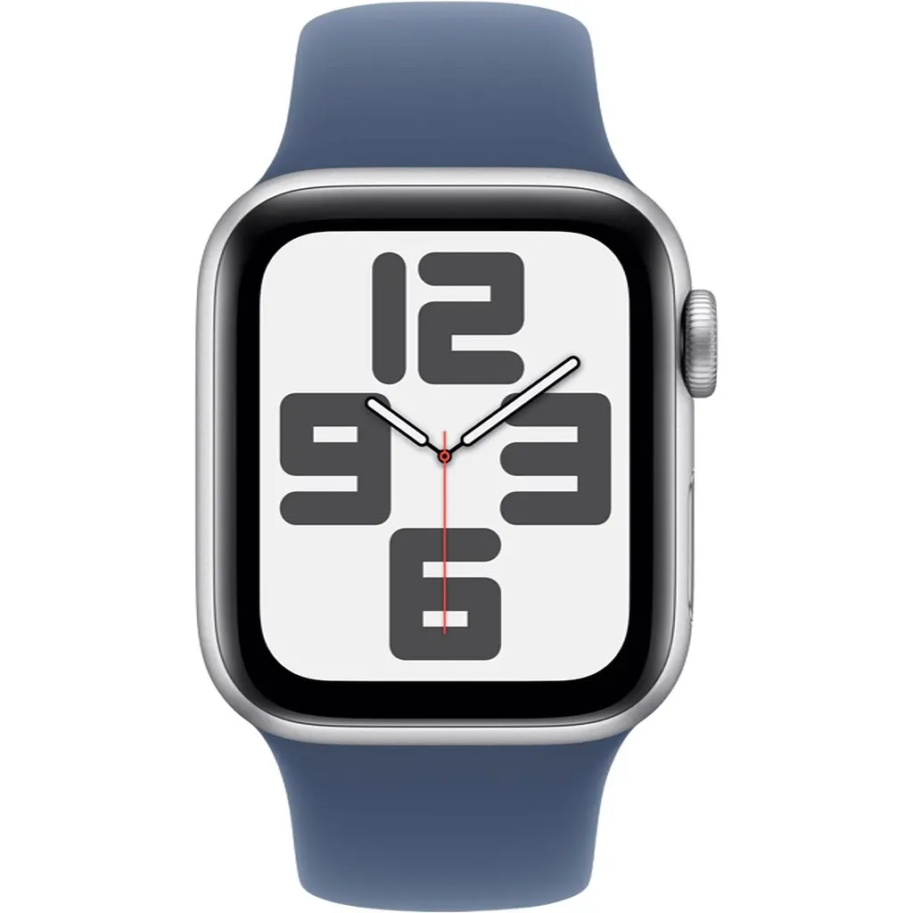 Смарт-годинник Apple Watch SE 2 GPS 44mm Silver Aluminium Case with Denim Sport Band S/M 2024 [MXEQ3] [123350] - фото 2