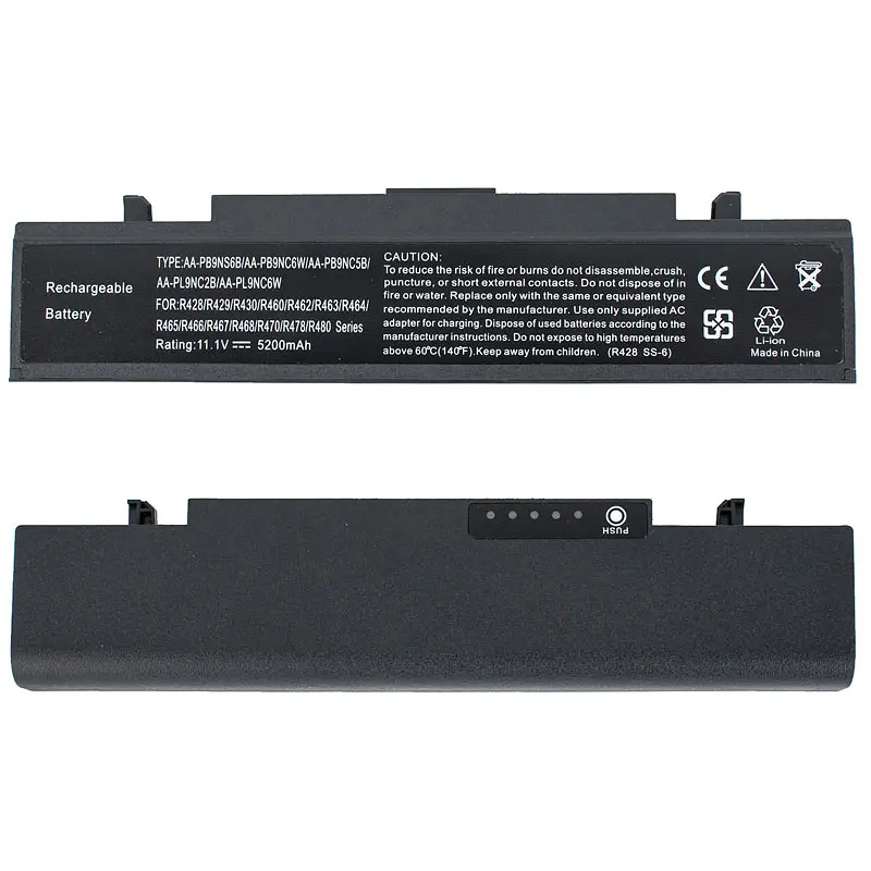 Акумулятор Samsung R522 (R420, R460, R522, R528, R530, RV408, RV410, X360, X460) 11.1V 5200 mAh Black - фото 2