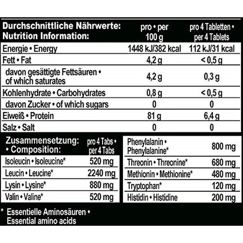 Комплекс незамінних амінокислот IronMaxx 100% EAAs Ultra Strong 90 таблеток - фото 4