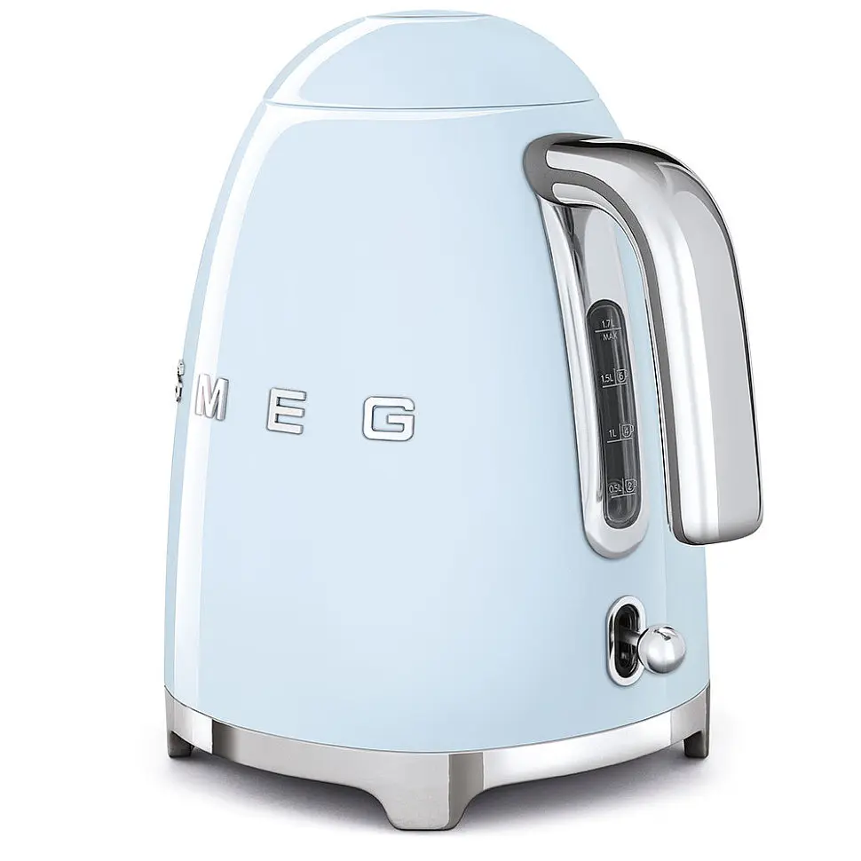 Чайник електричний Smeg (KLF03PBEU) Retro Style 50's - 1,7л - світло-блакитний, Блакитний - фото 3