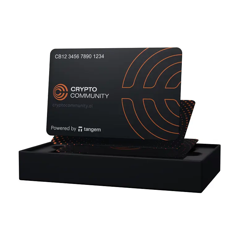 Криптогаманець Tangem Wallet 2.0 Crypto Community на 3 картки (TG128X3-CC) - фото 2