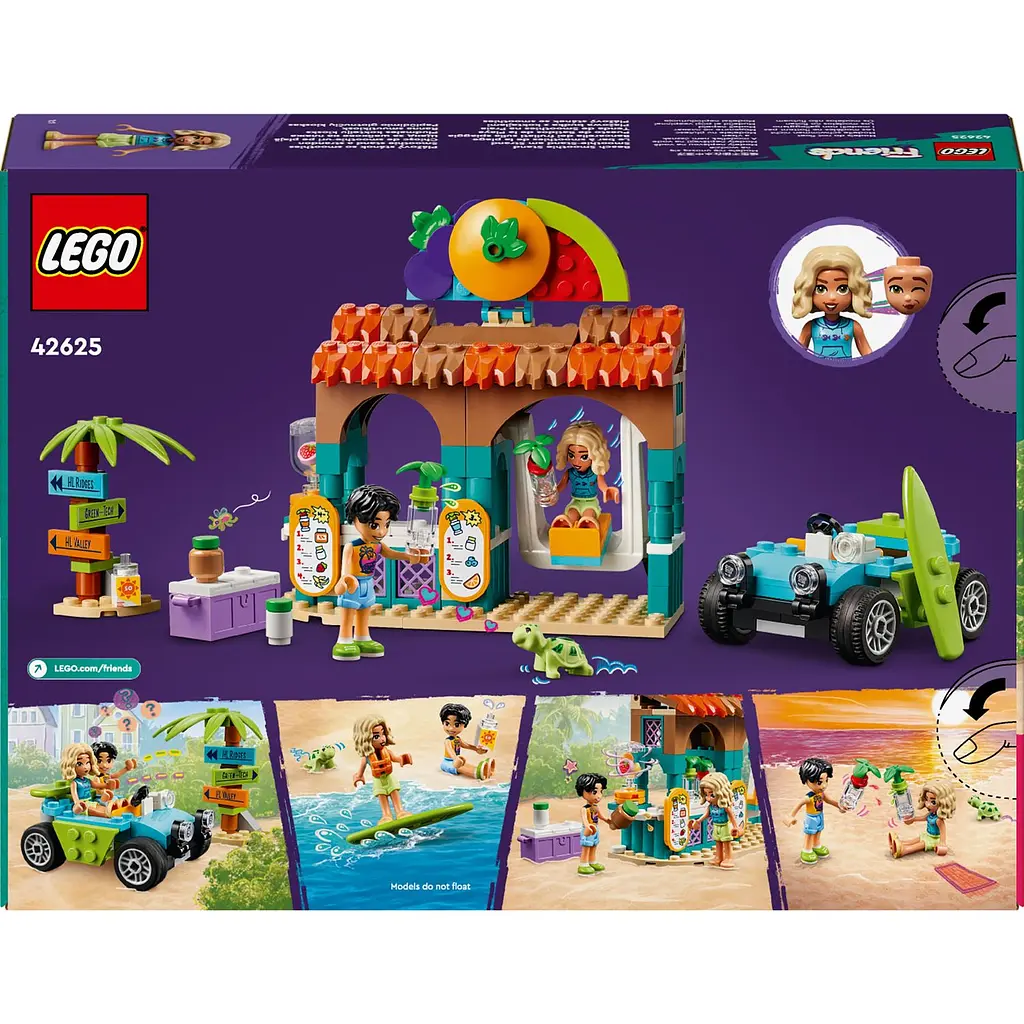 Конструктор LEGO Friends Пляжный магазин смузи 213 деталей (42625) - фото 2