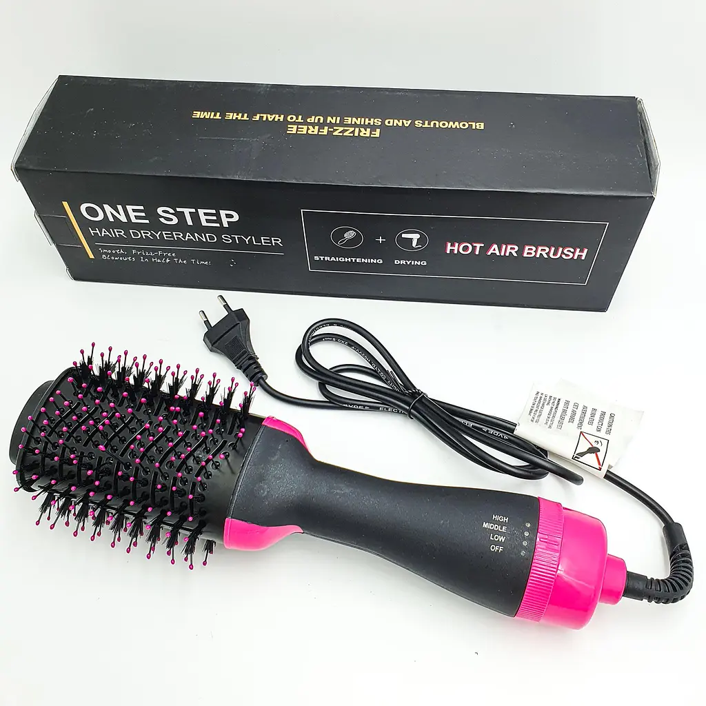 Мультистайлер багатофункціональний 3 в 1 One Step Hair Dryer 1000 Вт фен/щітка/гребінець (1833928878) - фото 6
