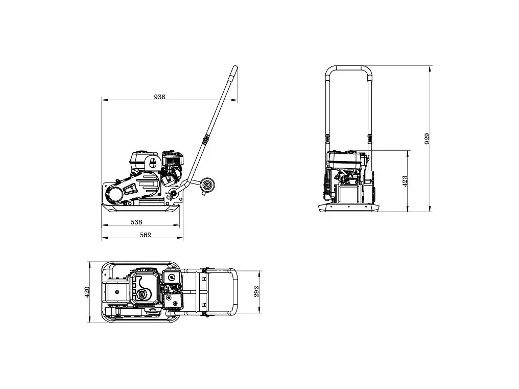 Віброплита Zipper ZI-RPE90E - фото 5
